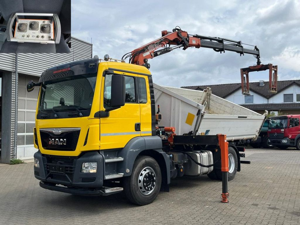 MAN TG-S 18.400 4x2 BL 2-Achs Kipper Kran Atlas 120+ - מזהיר, משאית מנוף: תמונה 1 MAN TG-S 18.400 4x2 BL 2-Achs Kipper Kran Atlas 120+ - מזהיר, משאית מנוף: תמונה 1