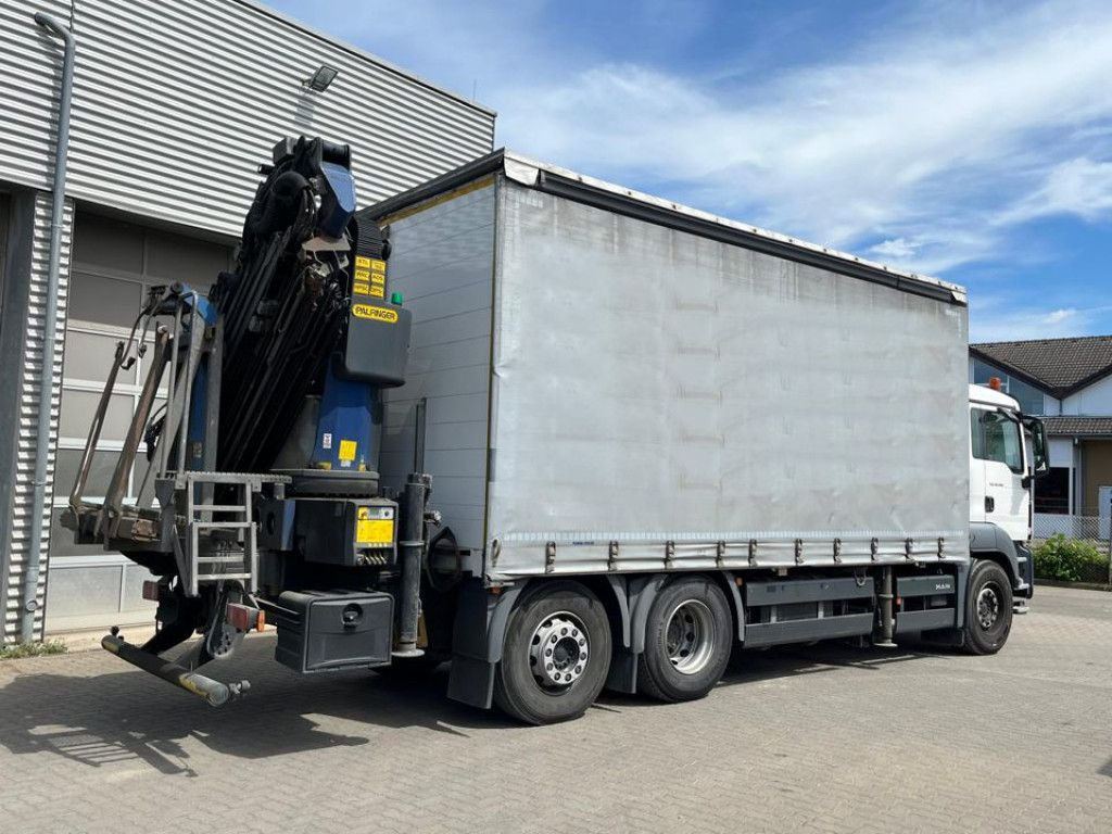 MAN TG-S 26.360 6x2-2LL Pritsche Heckkran 34m/to, Ji - משאית צד נופל/ שטוחה, משאית מנוף: תמונה 5 MAN TG-S 26.360 6x2-2LL Pritsche Heckkran 34m/to, Ji - משאית צד נופל/ שטוחה, משאית מנוף: תמונה 5