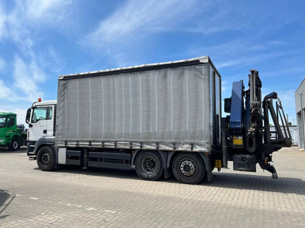 MAN TG-S 26.360 6x2-2LL Pritsche Heckkran 34m/to, Ji - משאית צד נופל/ שטוחה, משאית מנוף: תמונה 4 MAN TG-S 26.360 6x2-2LL Pritsche Heckkran 34m/to, Ji - משאית צד נופל/ שטוחה, משאית מנוף: תמונה 4