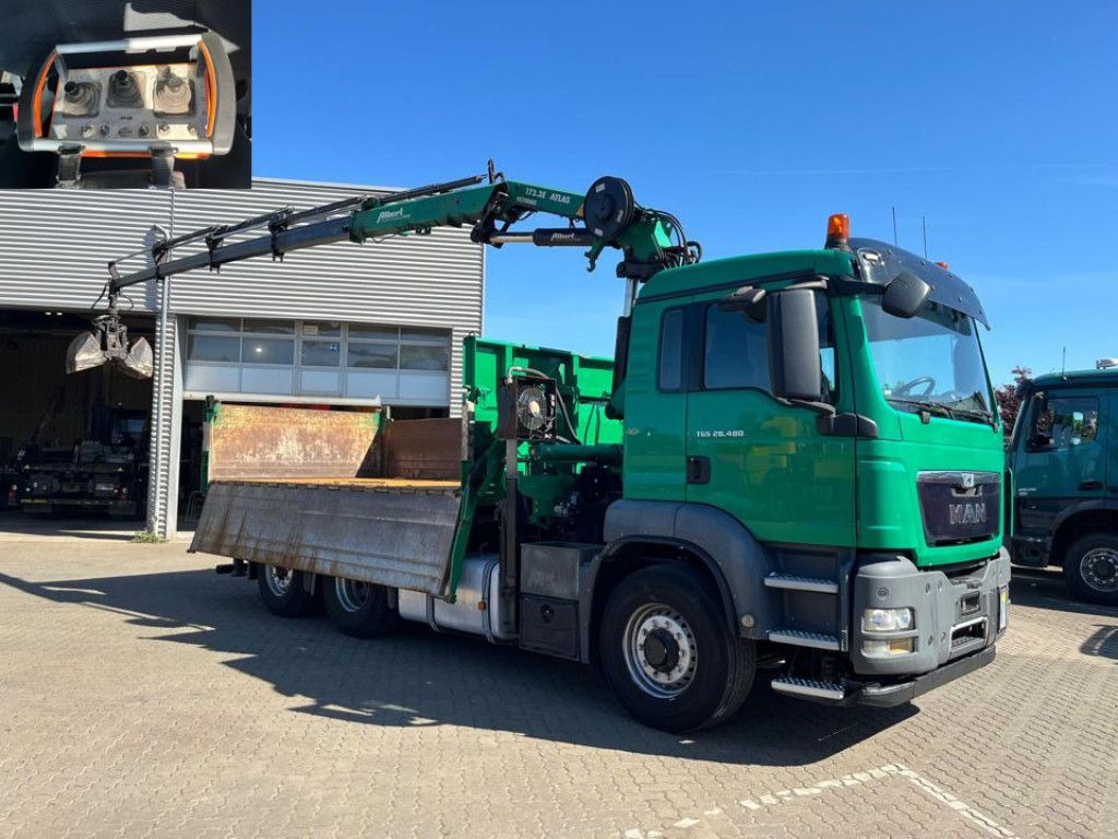 MAN TG-S 28.480 6x4H-4 BL 3-Achs Kipper Kran Funk Li - משאית מנוף: תמונה 3 MAN TG-S 28.480 6x4H-4 BL 3-Achs Kipper Kran Funk Li - משאית מנוף: תמונה 3