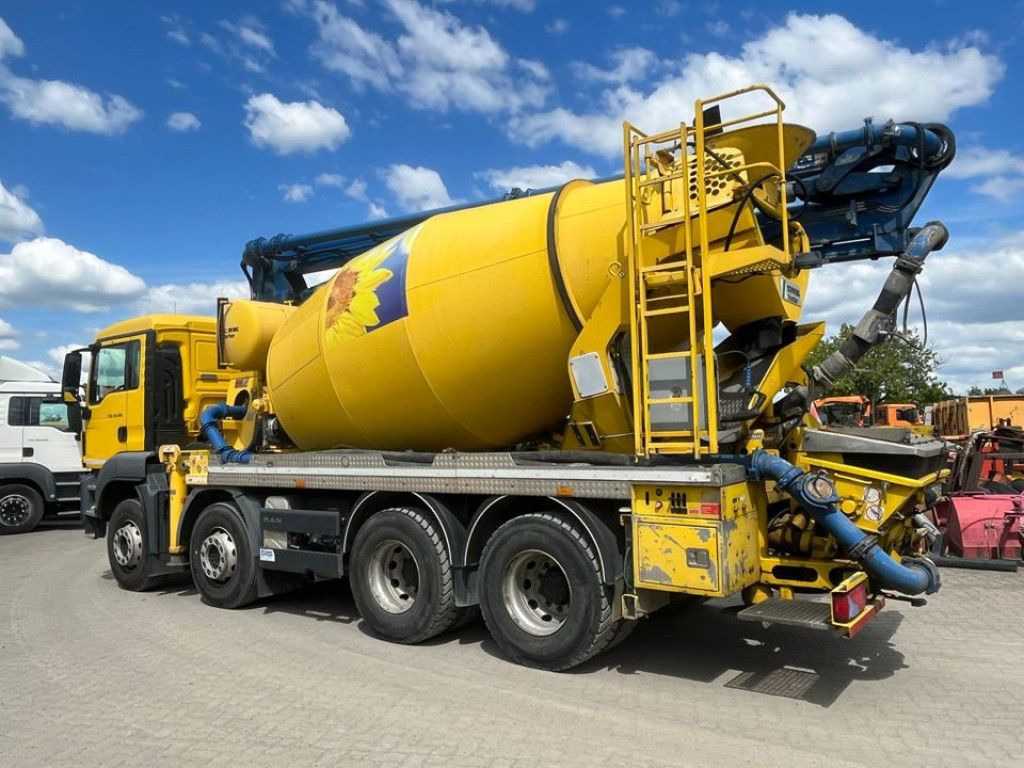 MAN TG-S 35.360 8x4 BB Pumi Pumi 24mKolbenpumpe deut - משאית משאבת בטון: תמונה 3 MAN TG-S 35.360 8x4 BB Pumi Pumi 24mKolbenpumpe deut - משאית משאבת בטון: תמונה 3