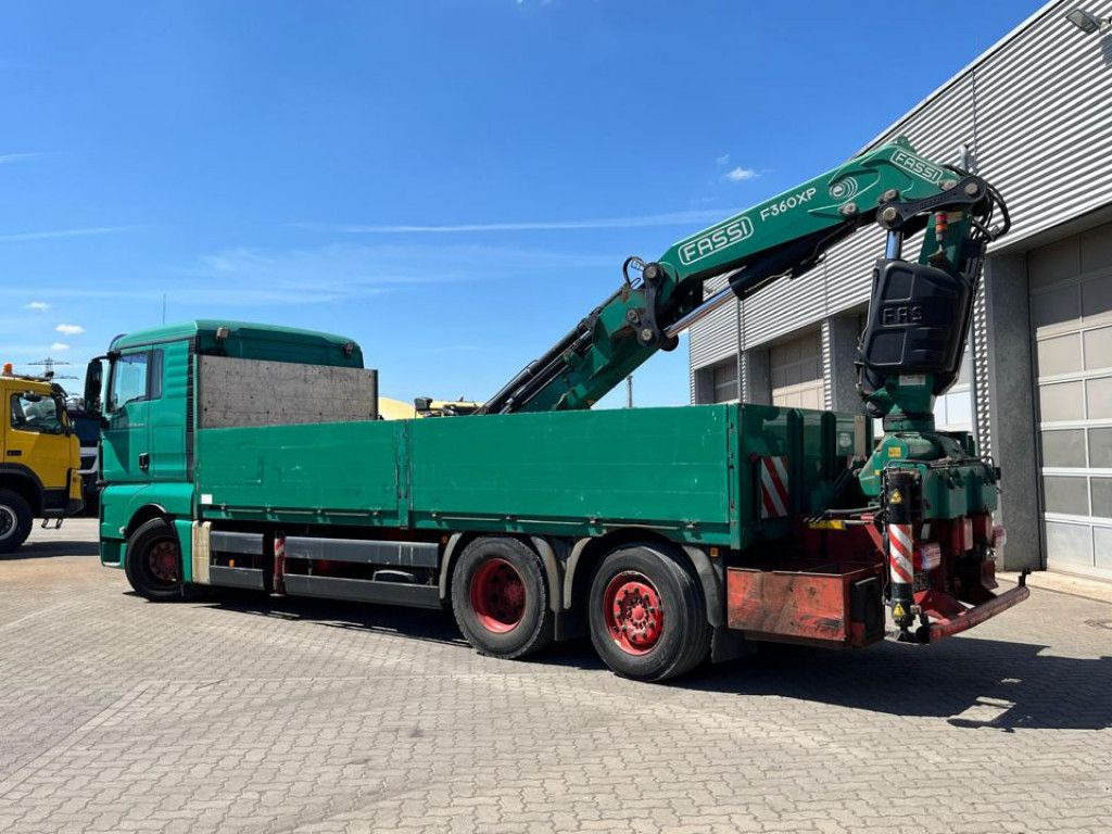 MAN TG-X 26.440 6x2-2 BL Pritsche Heckkran Fassi 360 - משאית צד נופל/ שטוחה, משאית מנוף: תמונה 3 MAN TG-X 26.440 6x2-2 BL Pritsche Heckkran Fassi 360 - משאית צד נופל/ שטוחה, משאית מנוף: תמונה 3