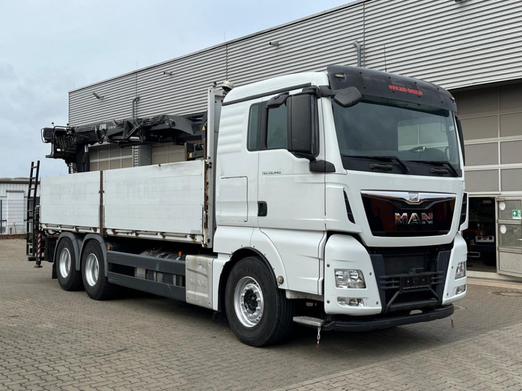 MAN TG-X 26.440 6x4 Pritsche Heckkran Hiab XS 166 - משאית צד נופל/ שטוחה, משאית מנוף: תמונה 4 MAN TG-X 26.440 6x4 Pritsche Heckkran Hiab XS 166 - משאית צד נופל/ שטוחה, משאית מנוף: תמונה 4