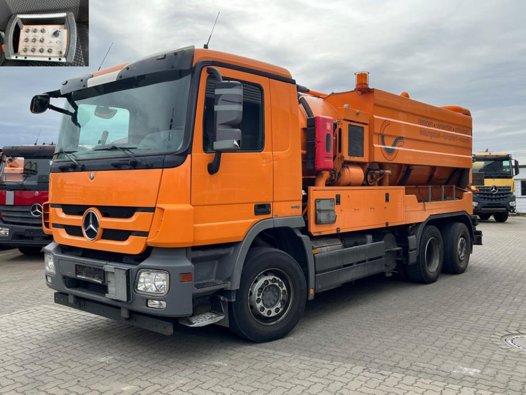 MERCEDES-BENZ Actros 2546 L 6x2 Saug + Spülwagen super Zustand ADR - משאית ואקום: תמונה 1 MERCEDES-BENZ Actros 2546 L 6x2 Saug + Spülwagen super Zustand ADR - משאית ואקום: תמונה 1
