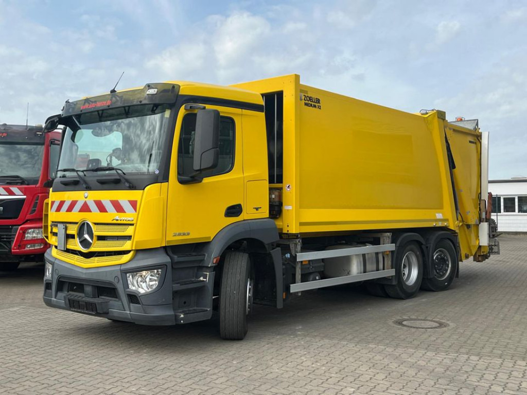 MERCEDES-BENZ Antos 2533 L 6x2 ENA Müllwagen Zoeller + Schüttung - משאית אשפה: תמונה 1 MERCEDES-BENZ Antos 2533 L 6x2 ENA Müllwagen Zoeller + Schüttung - משאית אשפה: תמונה 1