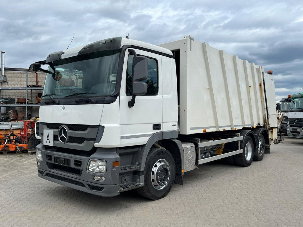 Mercedes-Benz Actros 2532 L 6x2 Müllwagen Faun Powerpress 25m³ - משאית אשפה: תמונה 1 Mercedes-Benz Actros 2532 L 6x2 Müllwagen Faun Powerpress 25m³ - משאית אשפה: תמונה 1