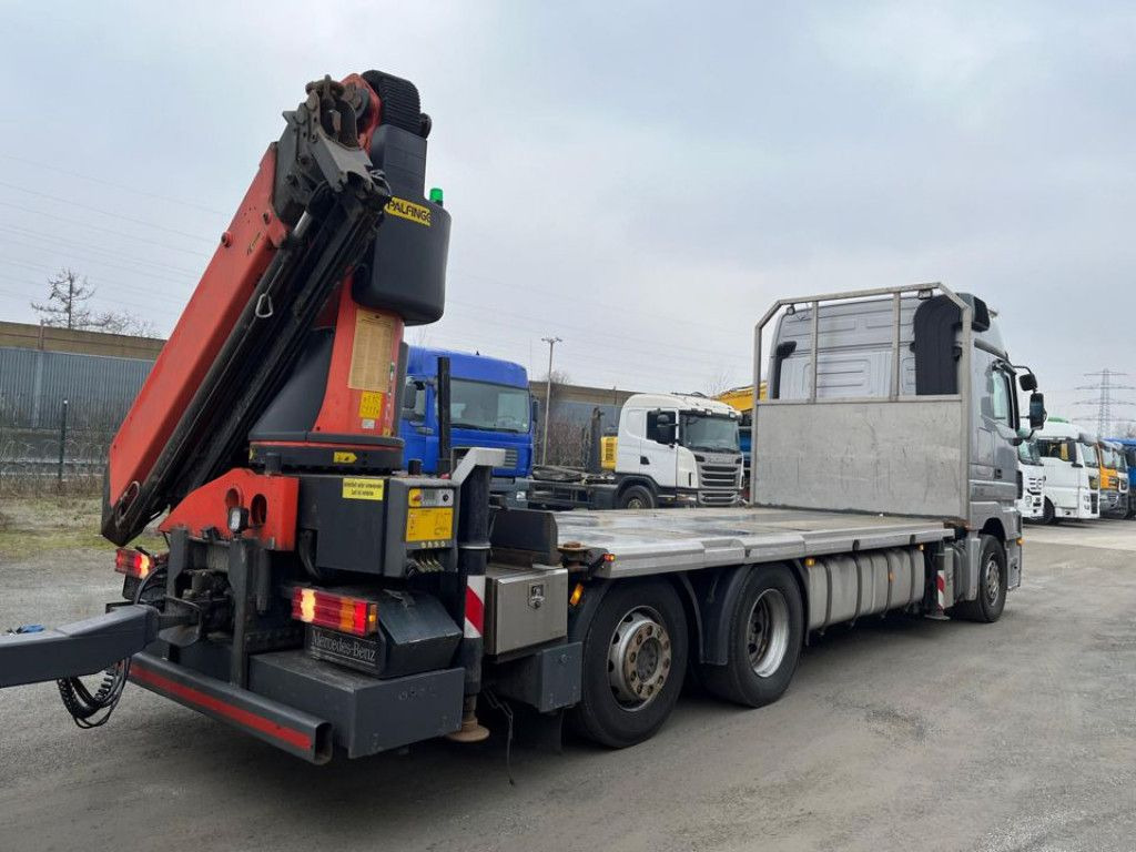 Mercedes-Benz Actros 2541 Pritsche Heckkran Palfinger PK 34002 - משאית מנוף, משאית צד נופל/ שטוחה: תמונה 4 Mercedes-Benz Actros 2541 Pritsche Heckkran Palfinger PK 34002 - משאית מנוף, משאית צד נופל/ שטוחה: תמונה 4