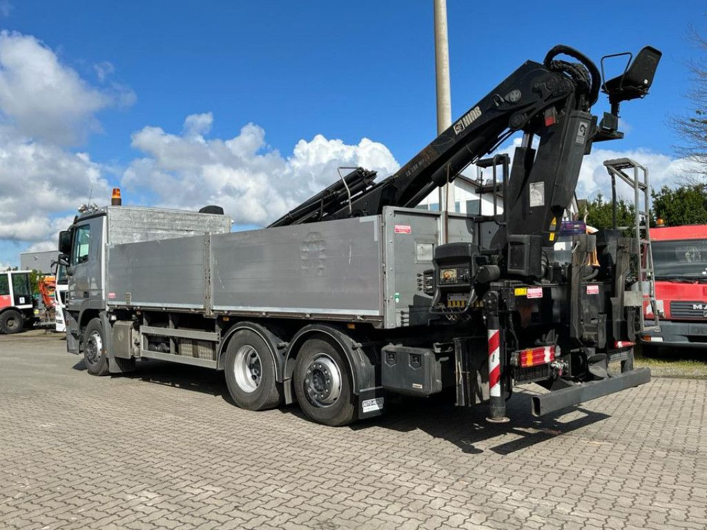 Mercedes-Benz Actros 2546 L 6x2 Pritsche Heckkran Hiab 288 6x - משאית צד נופל/ שטוחה, משאית מנוף: תמונה 5 Mercedes-Benz Actros 2546 L 6x2 Pritsche Heckkran Hiab 288 6x - משאית צד נופל/ שטוחה, משאית מנוף: תמונה 5