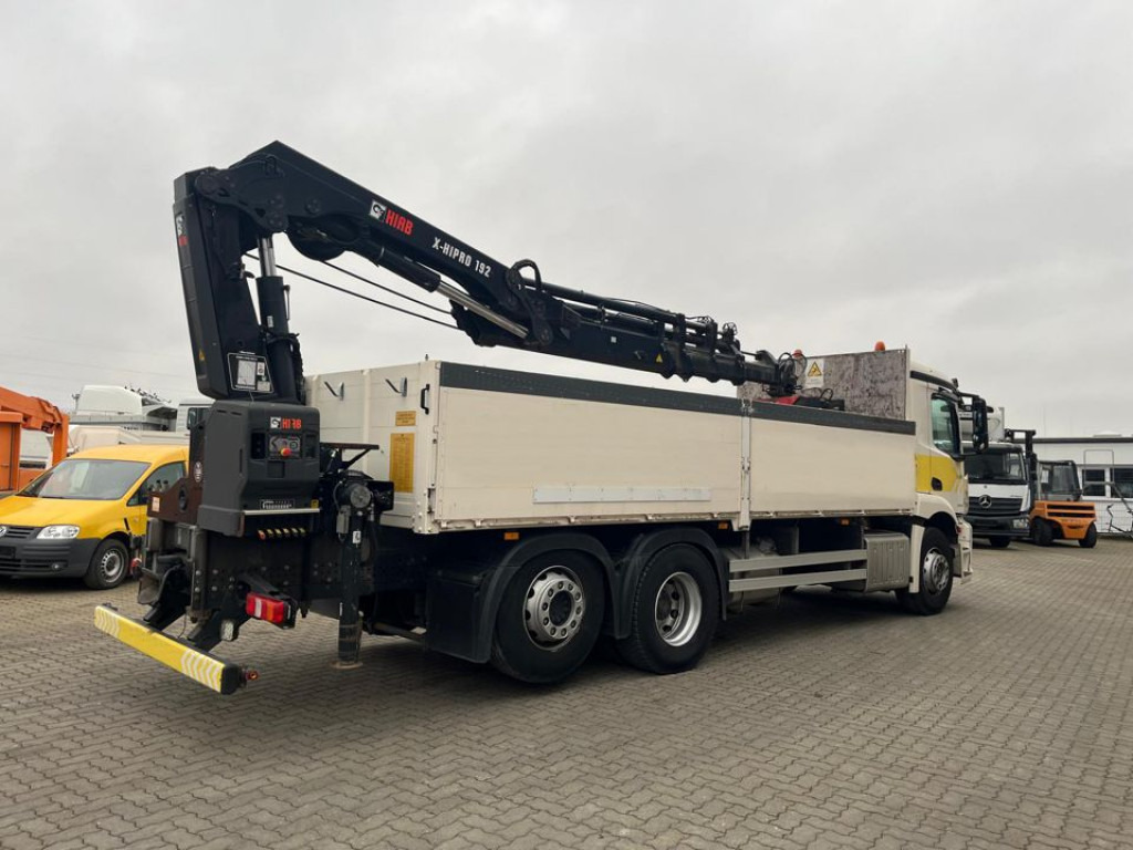 Mercedes-Benz Antos Pritsche Heckkran 2540 L 6x2 5xhydr, faltbar, Hiab 192 E - 5 / Funk - משאית צד נופל/ שטוחה, משאית מנוף: תמונה 4 Mercedes-Benz Antos Pritsche Heckkran 2540 L 6x2 5xhydr, faltbar, Hiab 192 E - 5 / Funk - משאית צד נופל/ שטוחה, משאית מנוף: תמונה 4