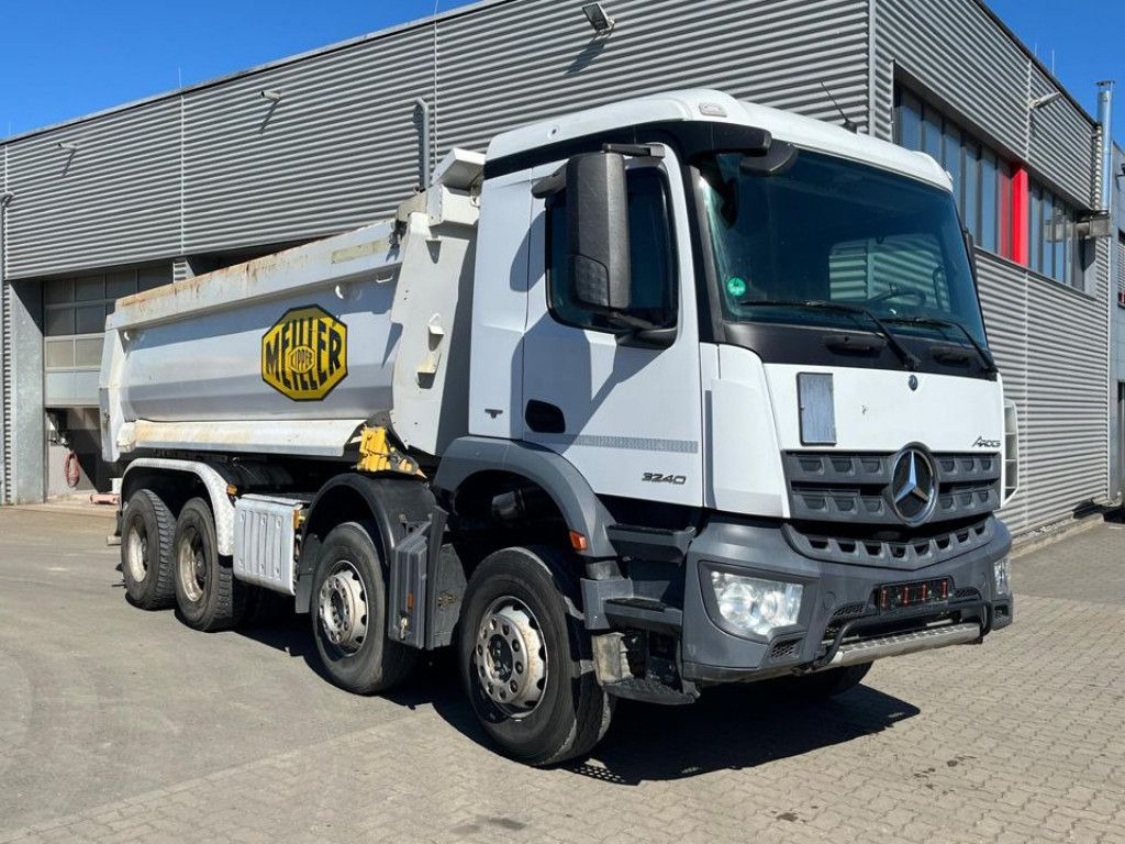 Mercedes-Benz Arocs 3240 B 8x4 4 Achs Muldenkipper Meiller - מזהיר: תמונה 2 Mercedes-Benz Arocs 3240 B 8x4 4 Achs Muldenkipper Meiller - מזהיר: תמונה 2