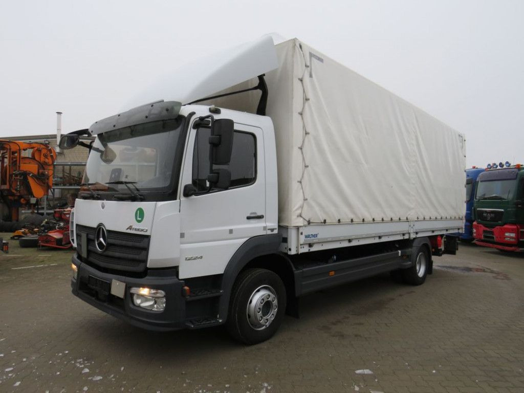 Mercedes-Benz Atego 1224 L Pritsche LBW LBW 1.5to - משאית וילונות צד: תמונה 2 Mercedes-Benz Atego 1224 L Pritsche LBW LBW 1.5to - משאית וילונות צד: תמונה 2