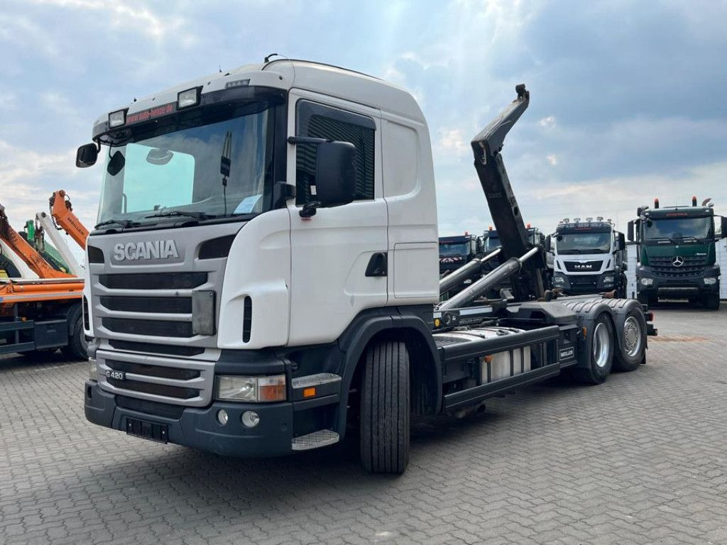 Scania G 420 LB6x2 Abrollkipper Meiller RK 20.70 Scania G 420 LB6x2 Abrollkipper Meiller RK 20.70 - משאית הרמת וו: תמונה 1 Scania G 420 LB6x2 Abrollkipper Meiller RK 20.70 Scania G 420 LB6x2 Abrollkipper Meiller RK 20.70 - משאית הרמת וו: תמונה 1