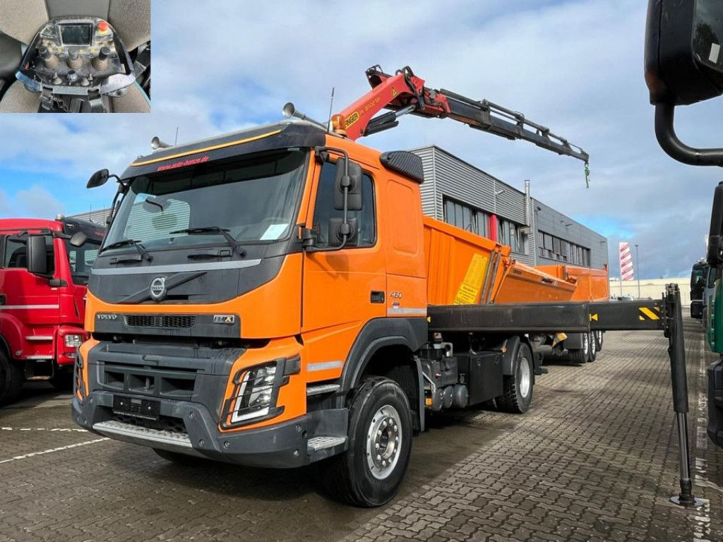 Volvo FMX 460 4x2 2-Achs Kipper Kran Funk+5fach hyd - מזהיר, משאית מנוף: תמונה 1 Volvo FMX 460 4x2 2-Achs Kipper Kran Funk+5fach hyd - מזהיר, משאית מנוף: תמונה 1