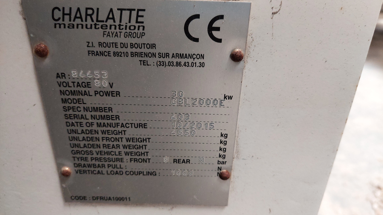 CBL2000E belt loader Charlatte - מעמיס חגורות: תמונה 2 CBL2000E belt loader Charlatte - מעמיס חגורות: תמונה 2