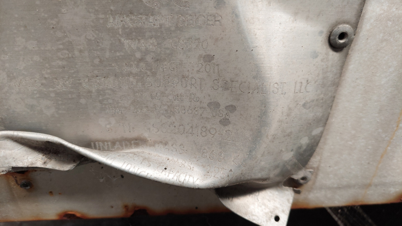 רכב להפשרה של מטוסים JBT GS320 Towable De-icer: תמונה 7 רכב להפשרה של מטוסים JBT GS320 Towable De-icer: תמונה 7