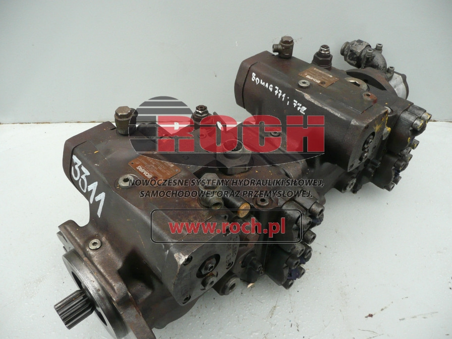 BOMAG A4VG71DA2DT2/32L-NZF13K071EH-S 2087687 2087686 384.18.00.56 05802510 + A4VG71DGDT1/32L-XSF10K021E-S 2022053 2087686 384.18.00.56 + 510725368 - משאבה הידרולית: תמונה 1 BOMAG A4VG71DA2DT2/32L-NZF13K071EH-S 2087687 2087686 384.18.00.56 05802510 + A4VG71DGDT1/32L-XSF10K021E-S 2022053 2087686 384.18.00.56 + 510725368 - משאבה הידרולית: תמונה 1