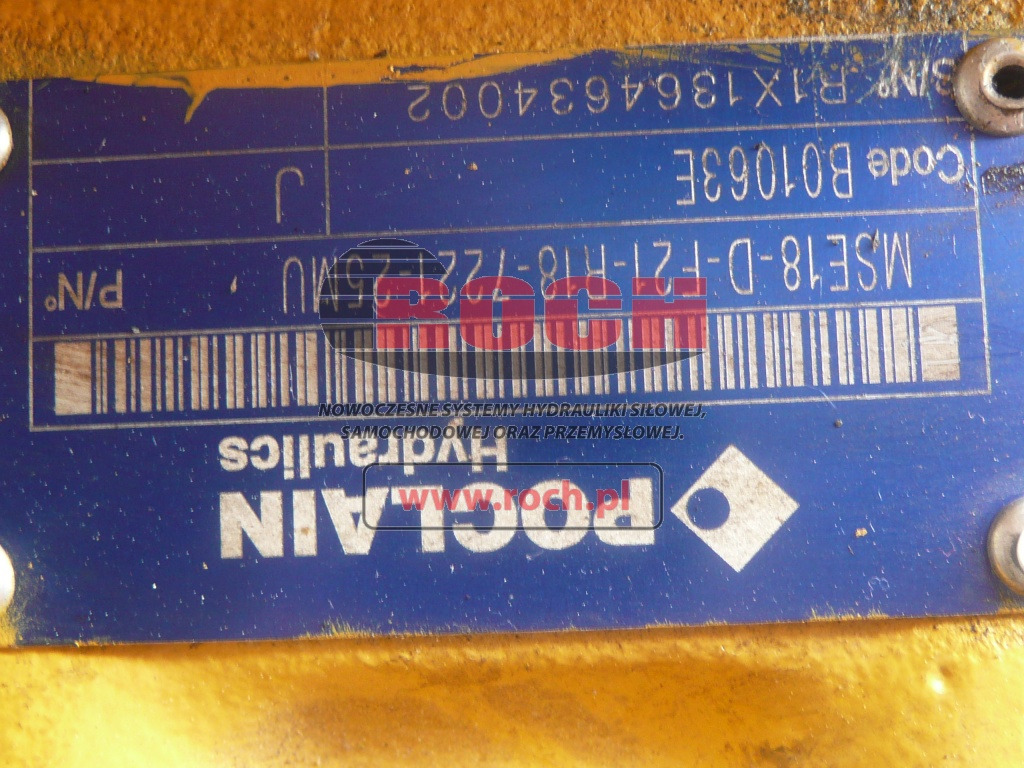 POCLAIN MS18-D-F21-R18-7221-25MU B01063E - מנוע הידרולי: תמונה 2 POCLAIN MS18-D-F21-R18-7221-25MU B01063E - מנוע הידרולי: תמונה 2