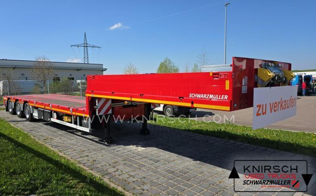 Schwarzmüller Tieflader ausziehbar gelenkt - סמיטריילר עם מטען נמוך: תמונה 1 Schwarzmüller Tieflader ausziehbar gelenkt - סמיטריילר עם מטען נמוך: תמונה 1