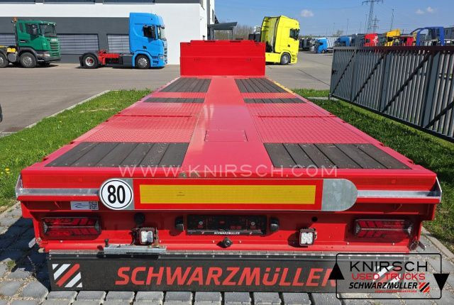 Schwarzmüller Tieflader ausziehbar gelenkt - סמיטריילר עם מטען נמוך: תמונה 2 Schwarzmüller Tieflader ausziehbar gelenkt - סמיטריילר עם מטען נמוך: תמונה 2