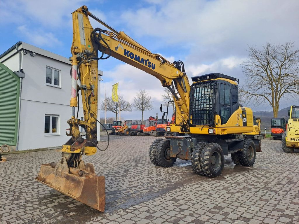 Komatsu PW 160-7, Bj 07, 7050 BH, hydr. VA, MS10, GLV - מחפר גלגלים: תמונה 1 Komatsu PW 160-7, Bj 07, 7050 BH, hydr. VA, MS10, GLV - מחפר גלגלים: תמונה 1