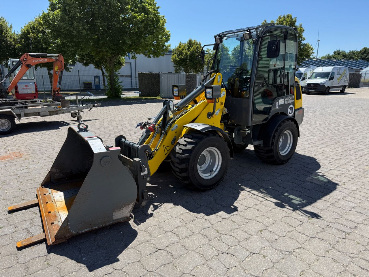 Wacker WL 25, Bj 23, 210 BH, Breitreifen Schaufel Gabel - מעמיס גלגלים: תמונה 1 Wacker WL 25, Bj 23, 210 BH, Breitreifen Schaufel Gabel - מעמיס גלגלים: תמונה 1
