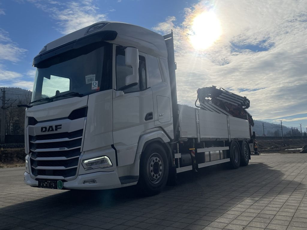 DAF XF 480 FAN Kranwagen / Vorlauf 2026 ! - משאית צד נופל/ שטוחה, משאית מנוף: תמונה 2 DAF XF 480 FAN Kranwagen / Vorlauf 2026 ! - משאית צד נופל/ שטוחה, משאית מנוף: תמונה 2