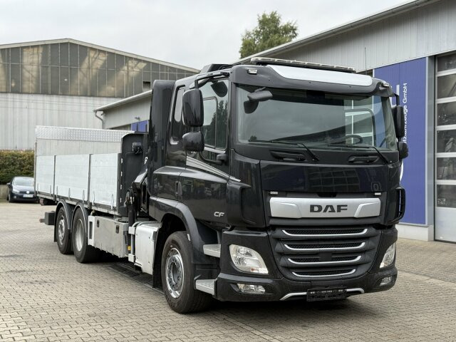 DAF CF 450 FAN 6x2 Pritsche mit Kran HIAB 188 E-6 - משאית מנוף: תמונה 1 DAF CF 450 FAN 6x2 Pritsche mit Kran HIAB 188 E-6 - משאית מנוף: תמונה 1
