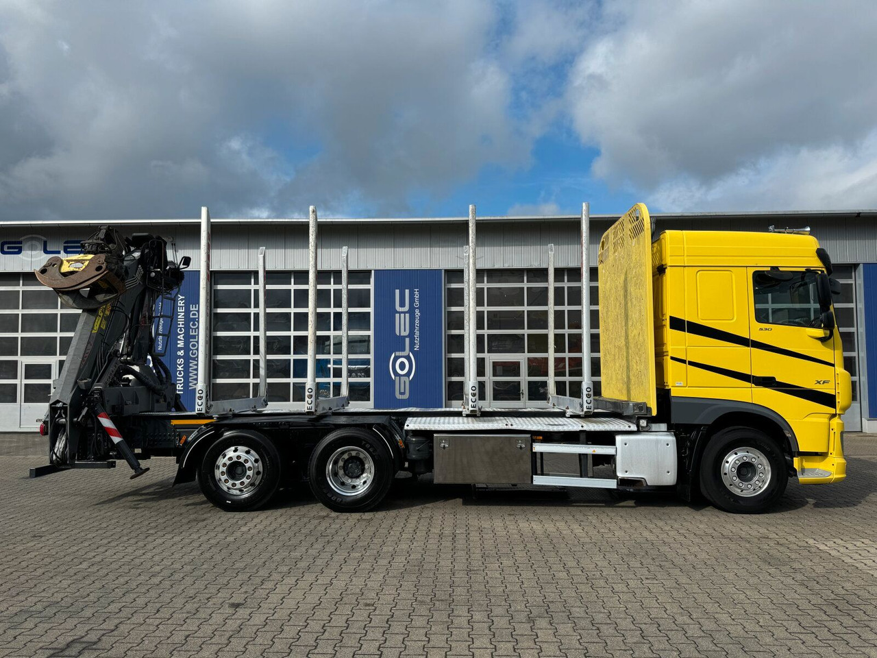 DAF XF 530 6x2 Holztransport Kran PENZ 15Z9.50 *Anh. - משאית עץ, משאית מנוף: תמונה 4 DAF XF 530 6x2 Holztransport Kran PENZ 15Z9.50 *Anh. - משאית עץ, משאית מנוף: תמונה 4
