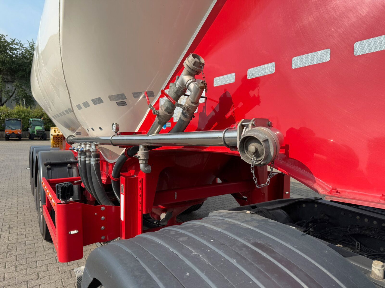 סמיטריילר Silo Feldbinder O.ME.P.S Silo Auflieger 27 m³ 3 Achs: תמונה 18