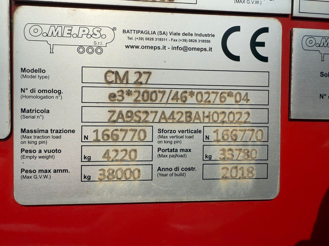סמיטריילר Silo Feldbinder O.ME.P.S Silo Auflieger 27 m³ 3 Achs: תמונה 10