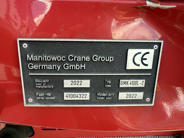 Grove Manitowoc GMK 4100L-2 Autokran 8x6 - עגורן לכל שטח: תמונה 3 Grove Manitowoc GMK 4100L-2 Autokran 8x6 - עגורן לכל שטח: תמונה 3