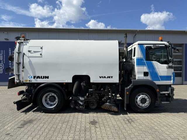 מטאטא כבישים MAN TGM 18.290 4x2 Kehrmaschine FAUN Viajet 7 RH: תמונה 9