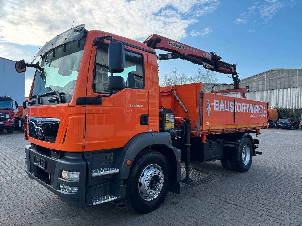 MAN TGM 18.340 4x2 Euro 6 Kipper Kran PK11001.K - מזהיר, משאית מנוף: תמונה 2 MAN TGM 18.340 4x2 Euro 6 Kipper Kran PK11001.K - מזהיר, משאית מנוף: תמונה 2