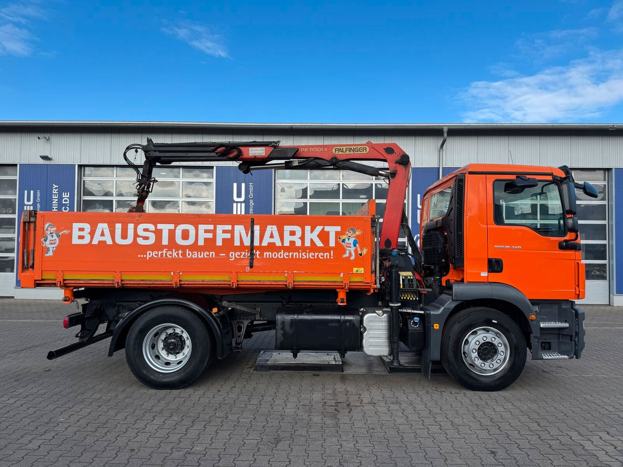 MAN TGM 18.340 4x2 Euro 6 Kipper Kran PK11001.K - מזהיר, משאית מנוף: תמונה 3 MAN TGM 18.340 4x2 Euro 6 Kipper Kran PK11001.K - מזהיר, משאית מנוף: תמונה 3