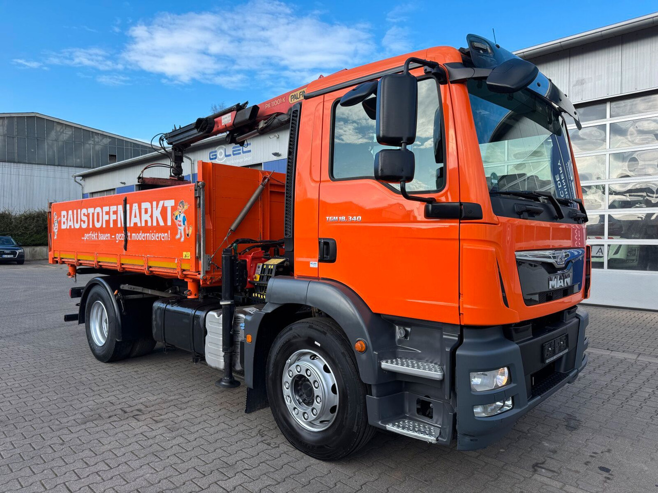 MAN TGM 18.340 4x2 Euro 6 Kipper Kran PK11001.K - משאית מנוף: תמונה 1 MAN TGM 18.340 4x2 Euro 6 Kipper Kran PK11001.K - משאית מנוף: תמונה 1