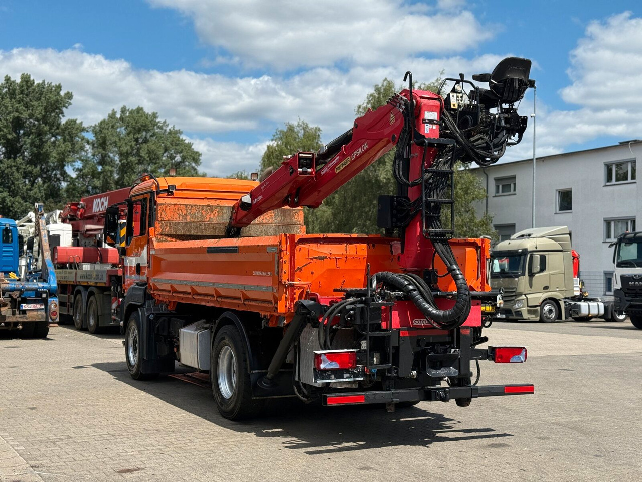 MAN TGS 18.400 4x2 Kipper Bordmatic Kran Palfinger - משאית מנוף: תמונה 5 MAN TGS 18.400 4x2 Kipper Bordmatic Kran Palfinger - משאית מנוף: תמונה 5