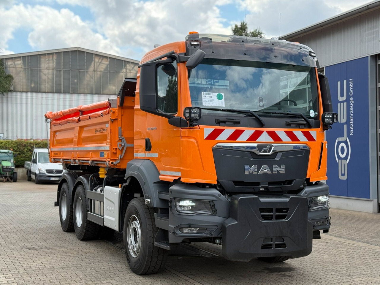 MAN TGS 33.440 6x4 Kipper MEILLER Bordmatik Frontpl. - מזהיר: תמונה 1 MAN TGS 33.440 6x4 Kipper MEILLER Bordmatik Frontpl. - מזהיר: תמונה 1