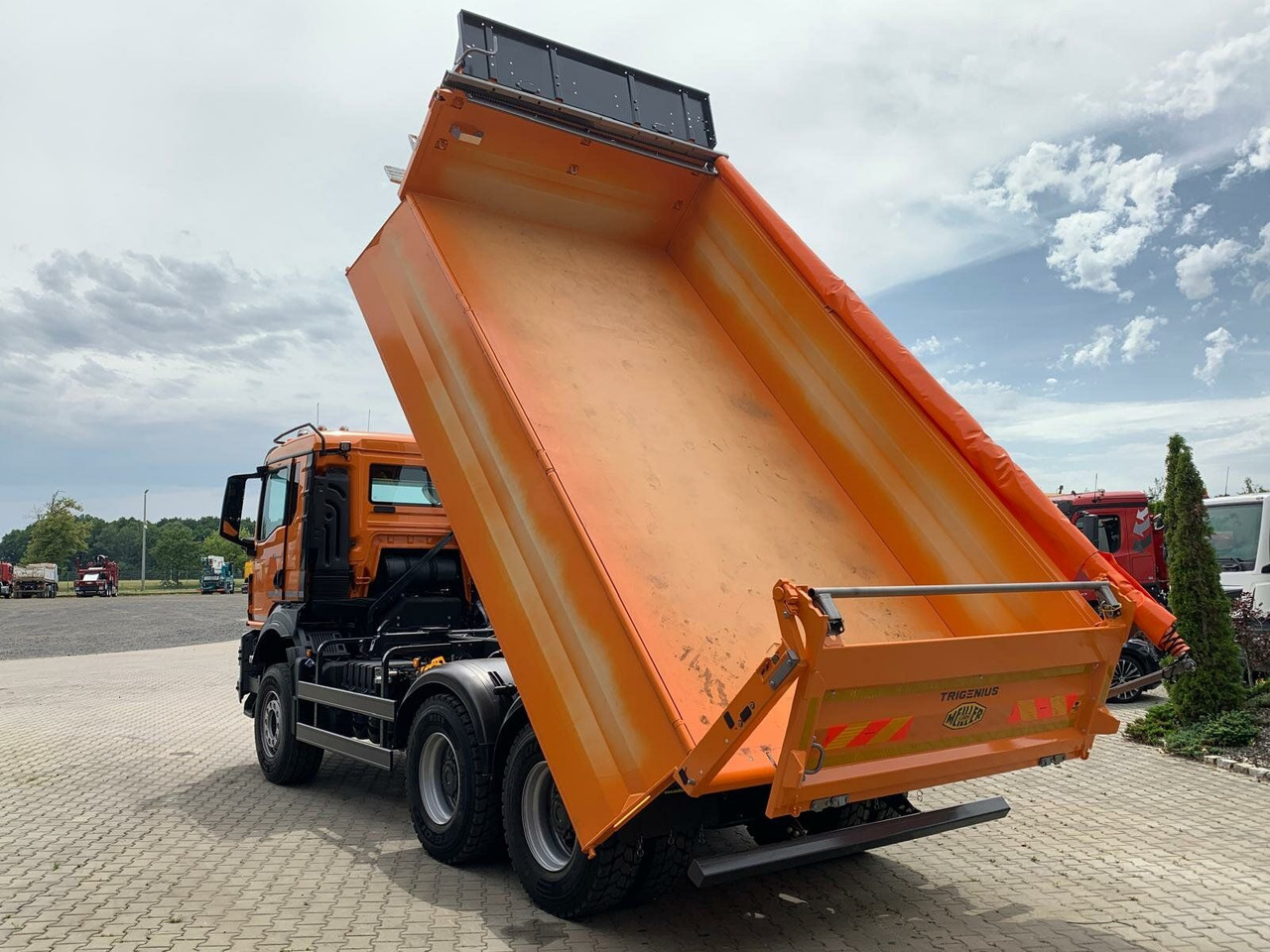 מזהיר MAN TGS 33.440 6x4 Kipper MEILLER Bordmatik Frontpl.: תמונה 13