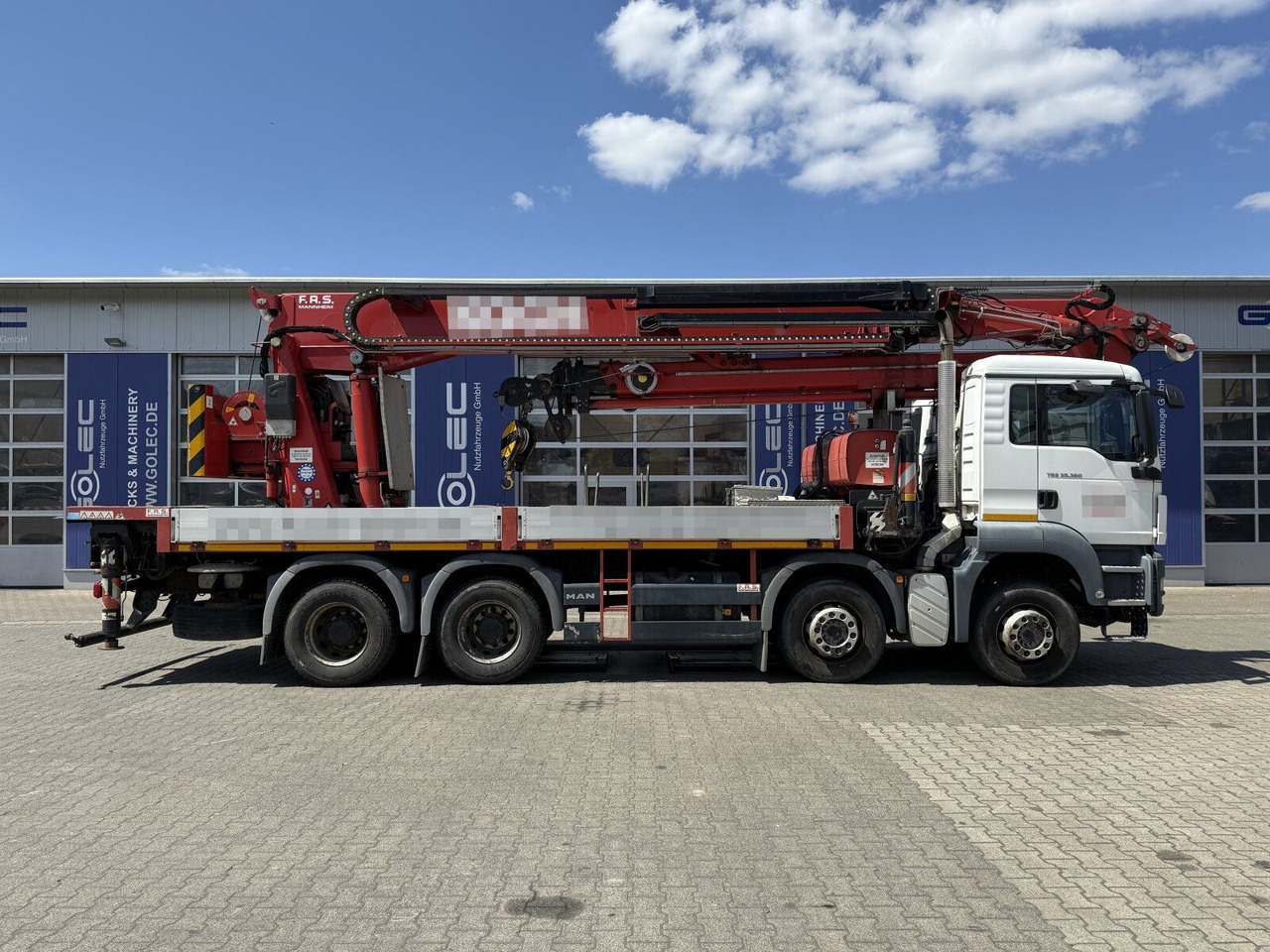MAN TGS 35.360 8X4 BB Dachdecker Kran bis 52 m - משאית מנוף: תמונה 2 MAN TGS 35.360 8X4 BB Dachdecker Kran bis 52 m - משאית מנוף: תמונה 2