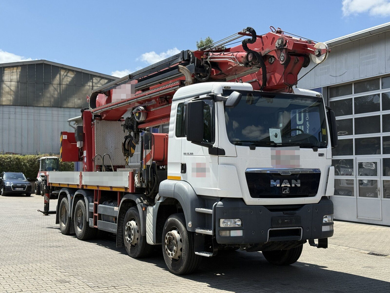 MAN TGS 35.360 8X4 BB Dachdecker Kran bis 52 m - משאית מנוף: תמונה 1 MAN TGS 35.360 8X4 BB Dachdecker Kran bis 52 m - משאית מנוף: תמונה 1