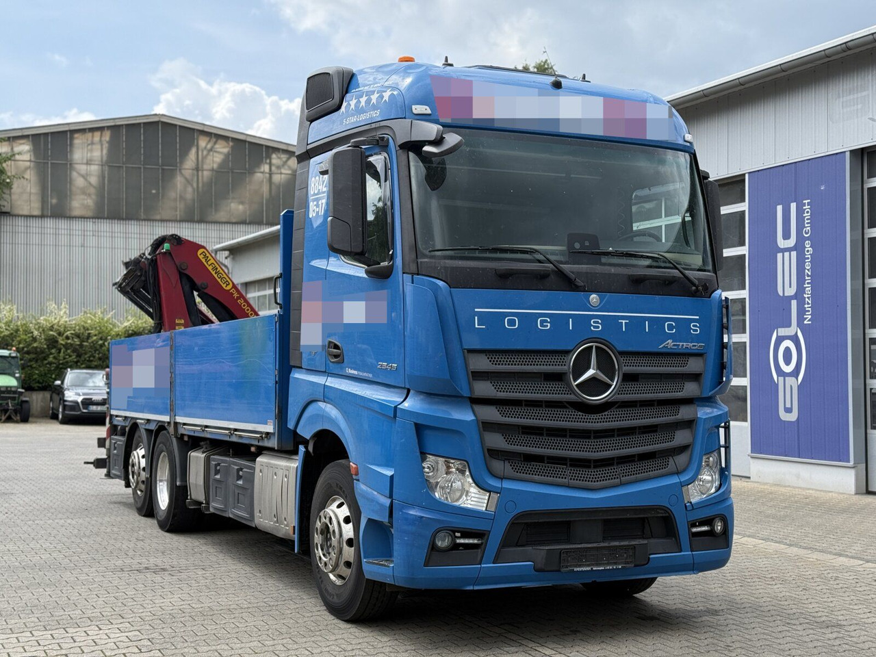 Mercedes-Benz ACTROS 2545 6x2 Pritsche Kran Palfinger PK20001K - משאית מנוף: תמונה 1 Mercedes-Benz ACTROS 2545 6x2 Pritsche Kran Palfinger PK20001K - משאית מנוף: תמונה 1