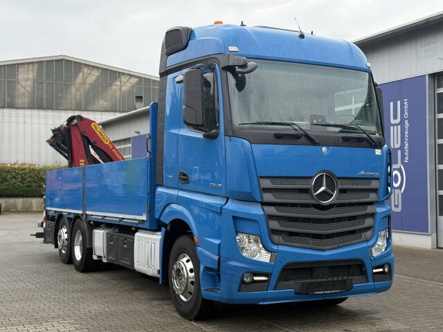 Mercedes-Benz ACTROS 2545 6x2 Pritsche Kran Palfinger PK20001K - משאית מנוף: תמונה 1 Mercedes-Benz ACTROS 2545 6x2 Pritsche Kran Palfinger PK20001K - משאית מנוף: תמונה 1