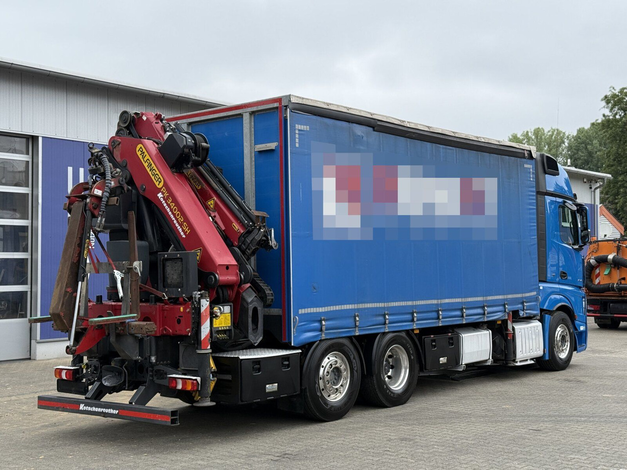 Mercedes-Benz Actros 6x2 Pritsche Kran Palfinger PK34002 + JIB - משאית מנוף: תמונה 3 Mercedes-Benz Actros 6x2 Pritsche Kran Palfinger PK34002 + JIB - משאית מנוף: תמונה 3