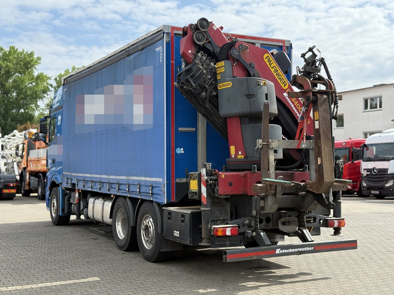 Mercedes-Benz Actros 6x2 Pritsche Kran Palfinger PK34002 + JIB - משאית צד נופל/ שטוחה, משאית מנוף: תמונה 5 Mercedes-Benz Actros 6x2 Pritsche Kran Palfinger PK34002 + JIB - משאית צד נופל/ שטוחה, משאית מנוף: תמונה 5