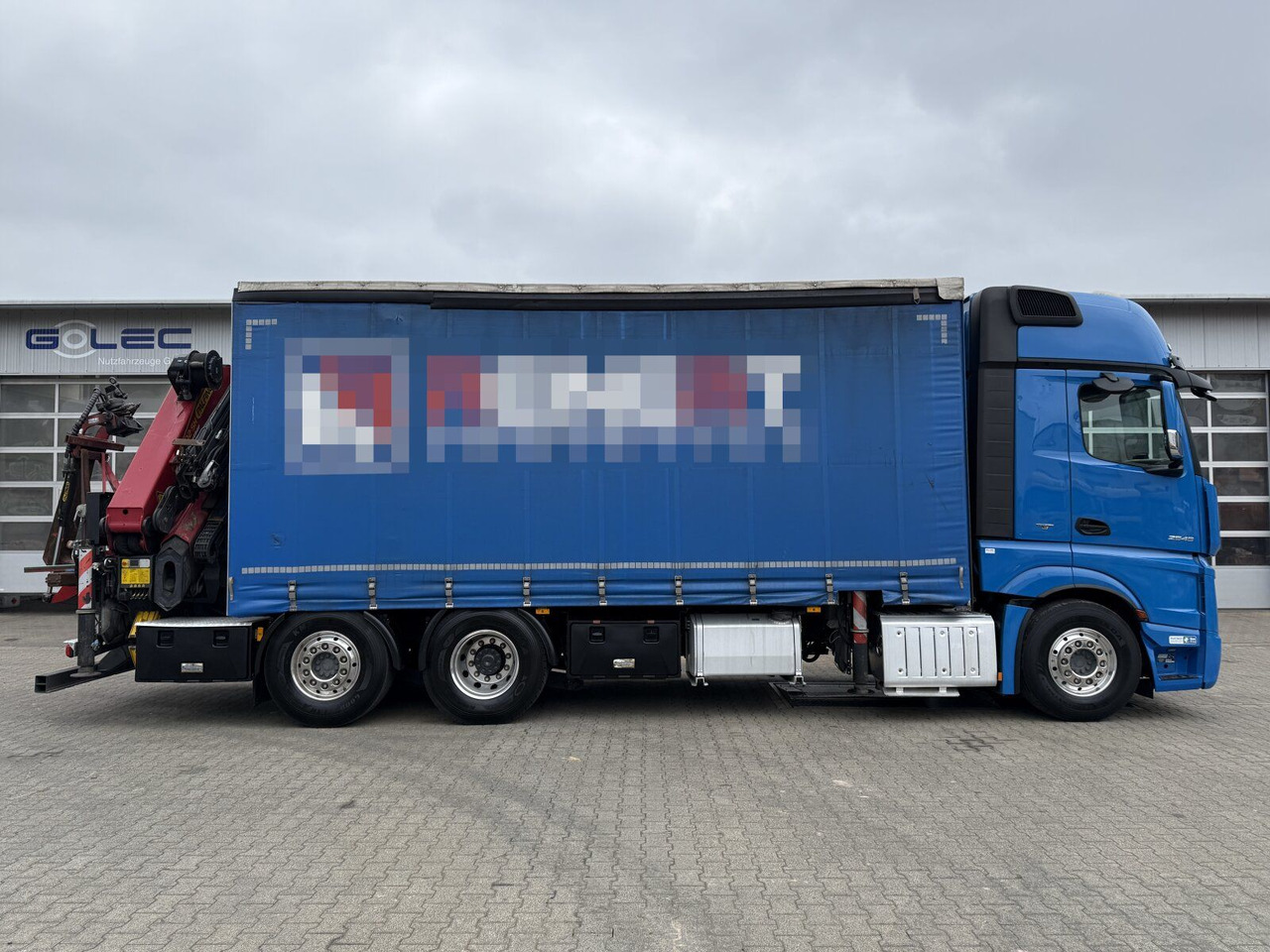 Mercedes-Benz Actros 6x2 Pritsche Kran Palfinger PK34002 + JIB - משאית מנוף: תמונה 2 Mercedes-Benz Actros 6x2 Pritsche Kran Palfinger PK34002 + JIB - משאית מנוף: תמונה 2