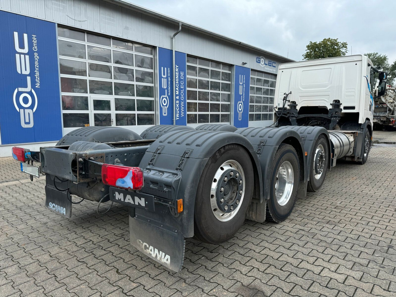 Scania G 410 B8x2*6 NB LNG Fahrgestell Nebenantrieb - משאית עם שלדת תא, משאית מנוף: תמונה 5 Scania G 410 B8x2*6 NB LNG Fahrgestell Nebenantrieb - משאית עם שלדת תא, משאית מנוף: תמונה 5