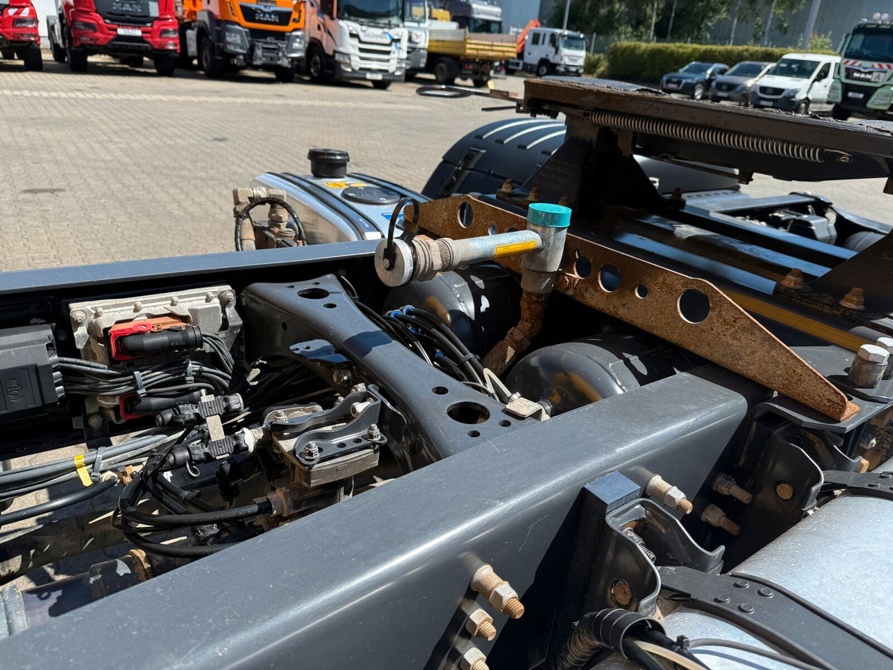 יחידת טרקטור Scania G450 4x2 Euro 6 SZM Kipphydraulik Blatt/ Luft: תמונה 15