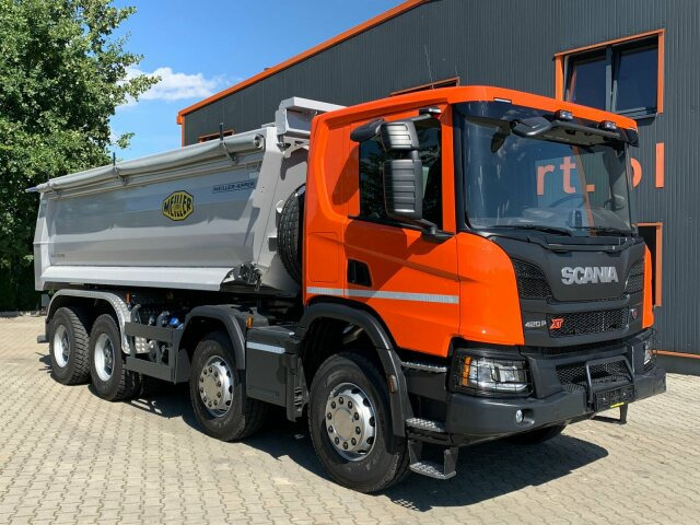 Scania P 420 8x4 Kipper Meiller 18,5m3 Euro 6 - מזהיר: תמונה 1 Scania P 420 8x4 Kipper Meiller 18,5m3 Euro 6 - מזהיר: תמונה 1