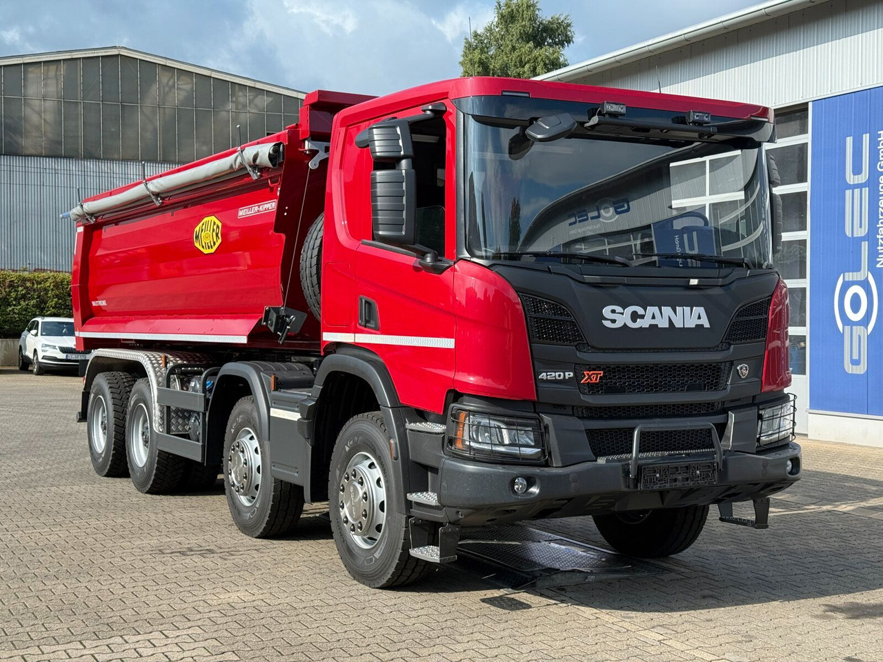 Scania P 420 8x4 Kipper Meiller Euro 6 - משאית דילוג העמסה: תמונה 1 Scania P 420 8x4 Kipper Meiller Euro 6 - משאית דילוג העמסה: תמונה 1