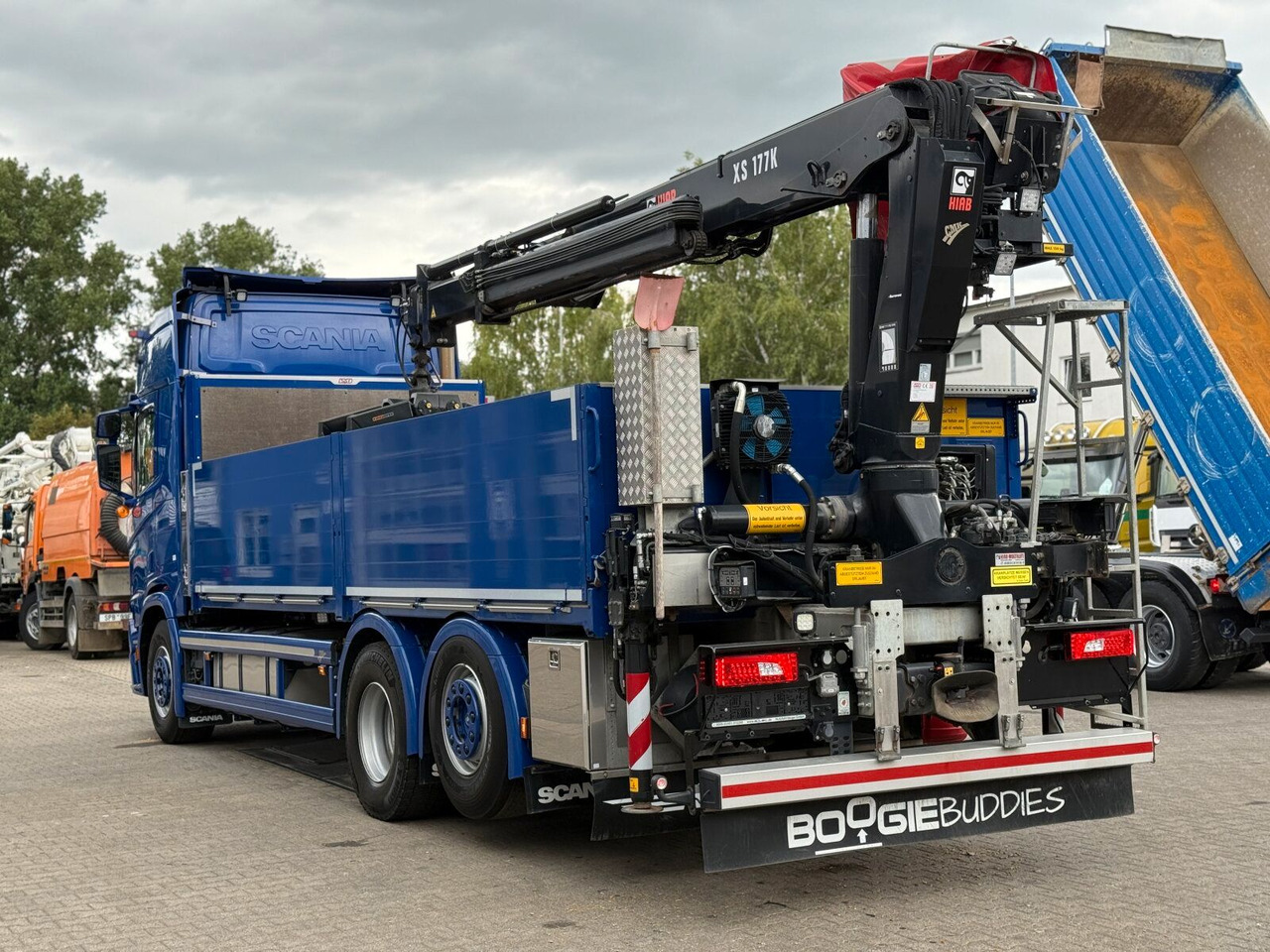Scania R500 6x2 Pritsche mit Kran HIAB 177K PRO - משאית צד נופל/ שטוחה, משאית מנוף: תמונה 5 Scania R500 6x2 Pritsche mit Kran HIAB 177K PRO - משאית צד נופל/ שטוחה, משאית מנוף: תמונה 5
